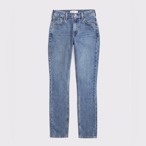 Abercrombie & Fitch The Skinny High Rise Jean Women’s Size 27 / 4 S Short Inseam - Picture 4 of 14